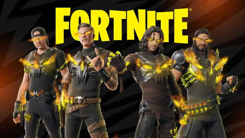 Fortnite Festival Stagione 4 metallica, uscita, skin, brani, palco battaglia