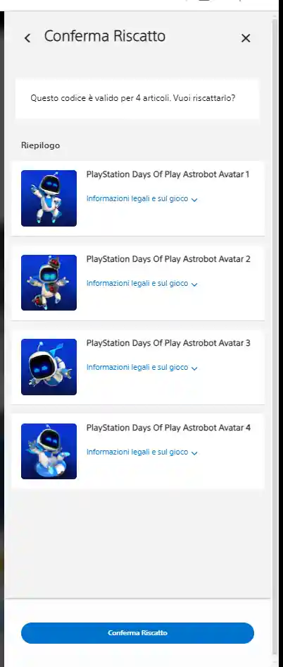 Sony PlayStation regala avatar di Astro Bot gratuiti: ecco i codici per riscattarli gratis su PSN