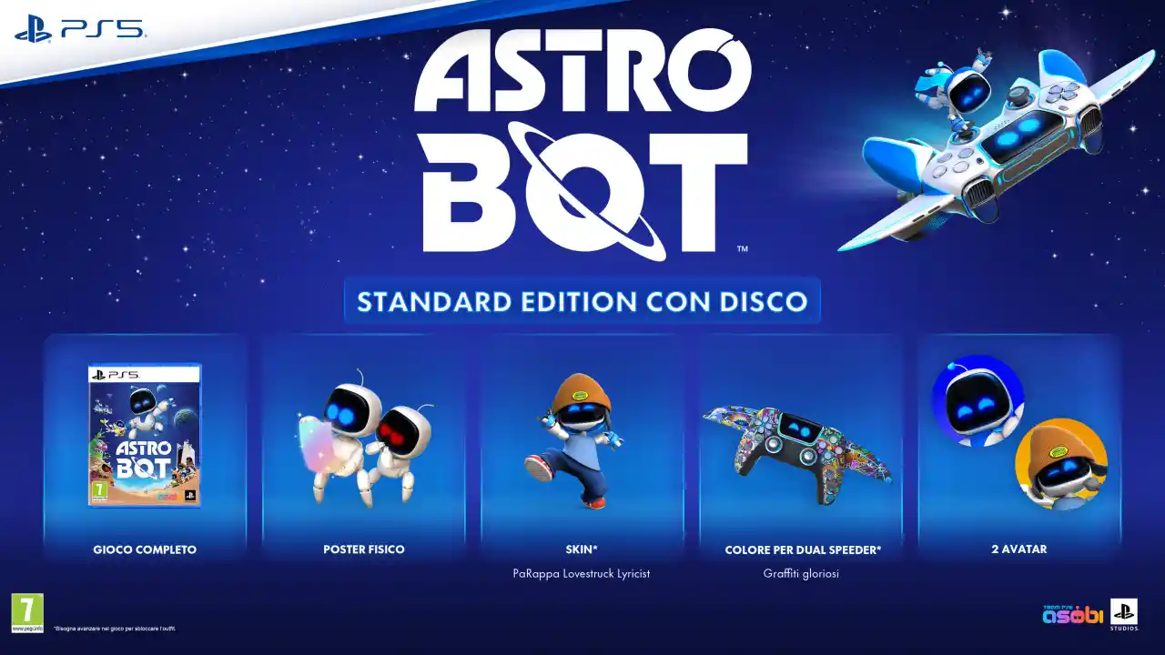 Astro Bot pre order da oggi: edizione standard