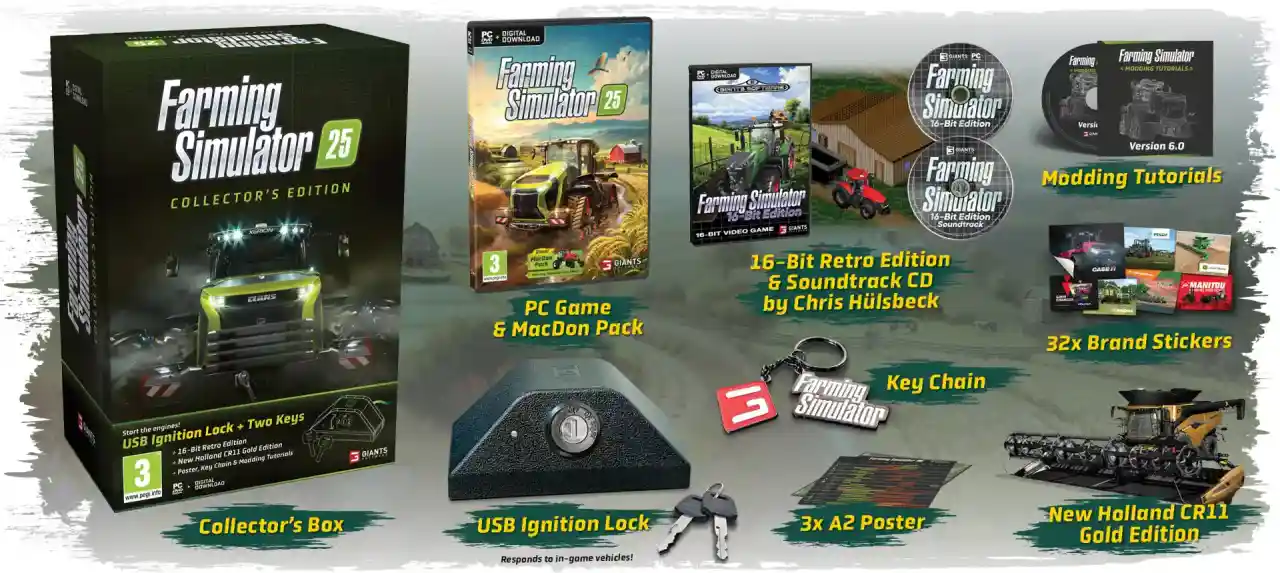 farming simulator 25 edizione fisica da collezione