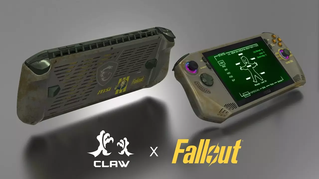 msi claw 8 ai+ fallout limited edition
