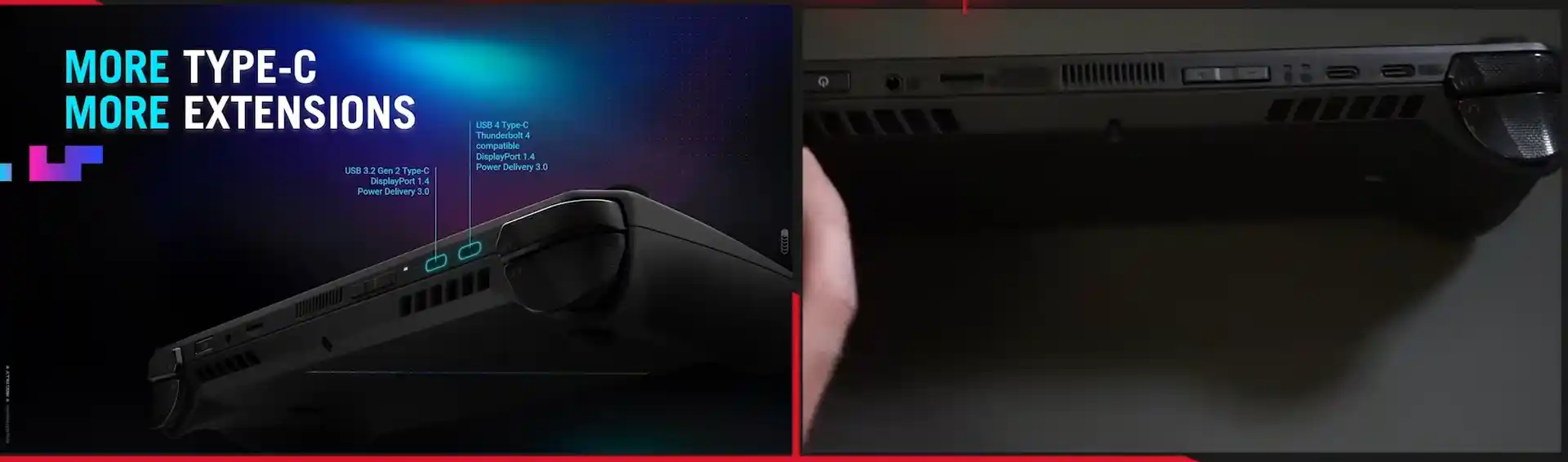 ASUS ROG ALLY X annunciato al Computex - specifiche hardware - porte USB e GPU esterne Oculink