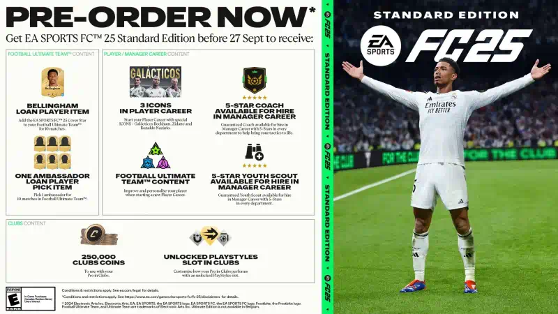 Trailer di EA Sports FC 25 edizioni, bonus pre-order data di uscita