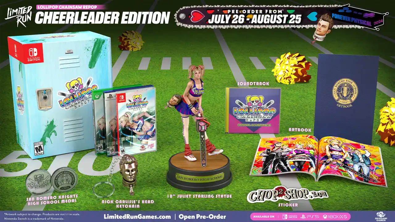 Lollipop Chainsaw RePOP Cheerleader Edition: i contenuti dell'edizione limitata da collezione