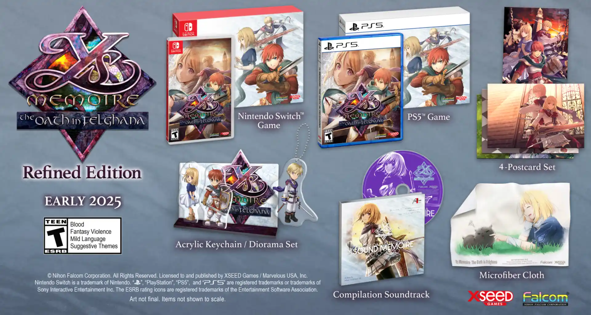 Ys Memoire: The Oath in Felghana Refined Edition, Limited Edition in edizione fisica