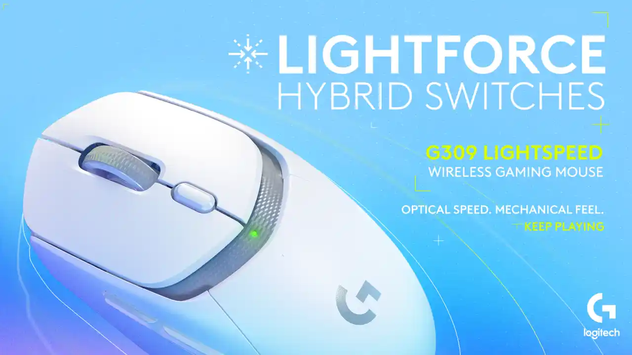 Logitech G annuncia il mouse da gaming wireless G309 LIGHTSPEED - caratteristiche, specifiche e prezzo. Switch Ibridi Lightforce