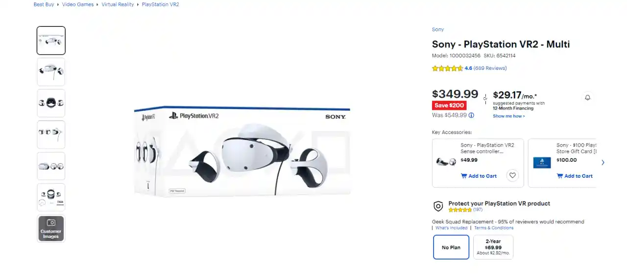 PlayStation VR2 scontato di 200 dollari in USA e le vendite schizzano del 2000%, il prezzo era troppo alto?