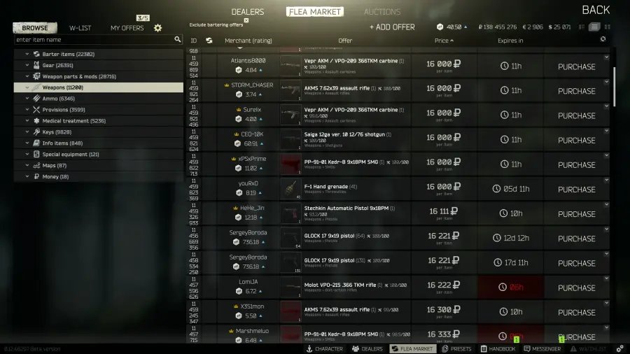 Come funziona il mercato delle pulci in Escape from Tarkov, come acquistare e vendere oggetti