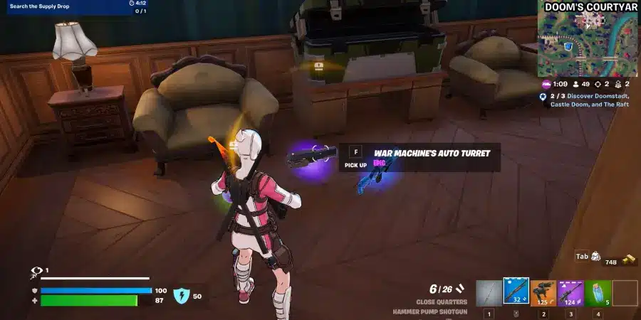 Dove trovare l'arsenale di War Machine in Fortnite, guida alla missione, mappa e location