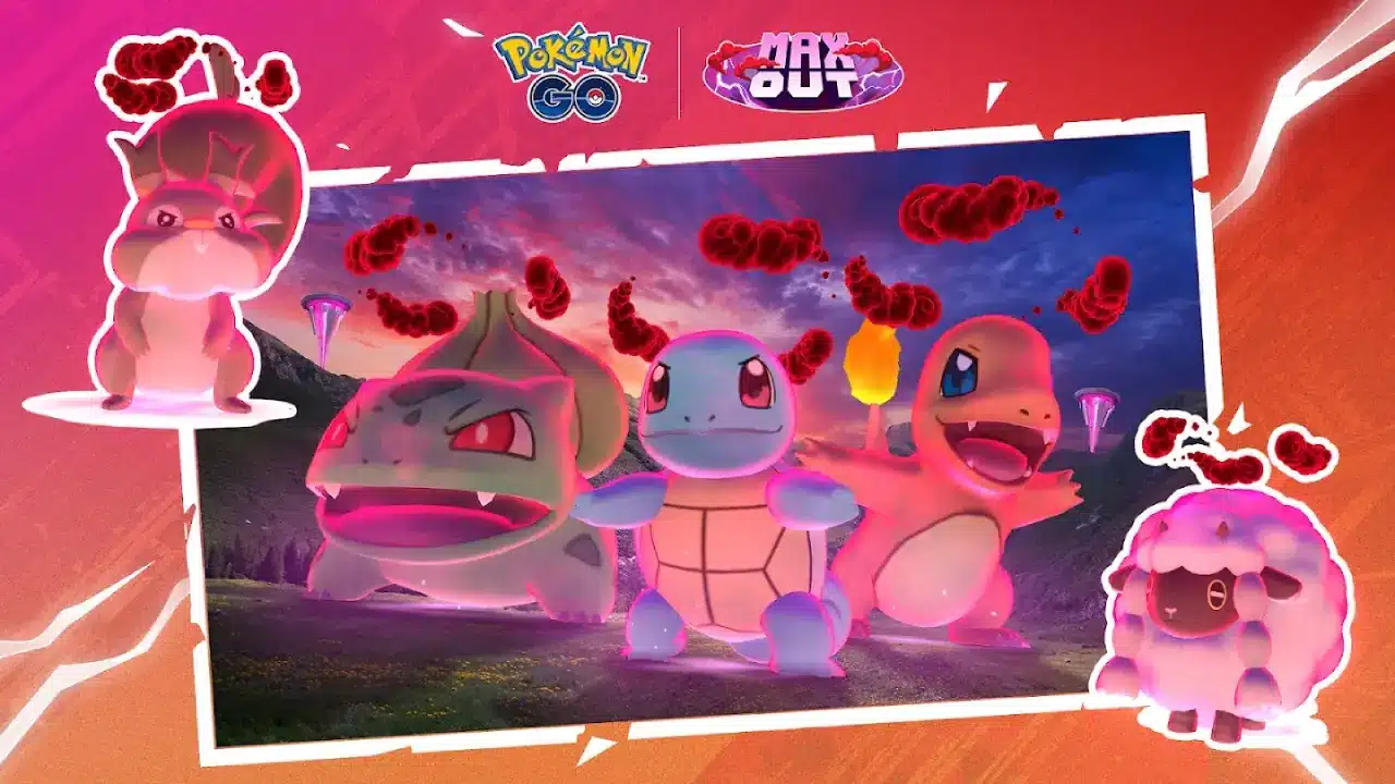 Pokémon Go Lega Lotte GO: Potenza Max Dynamax in Pokémon GO Bulbasaur Charmander Squirtle 