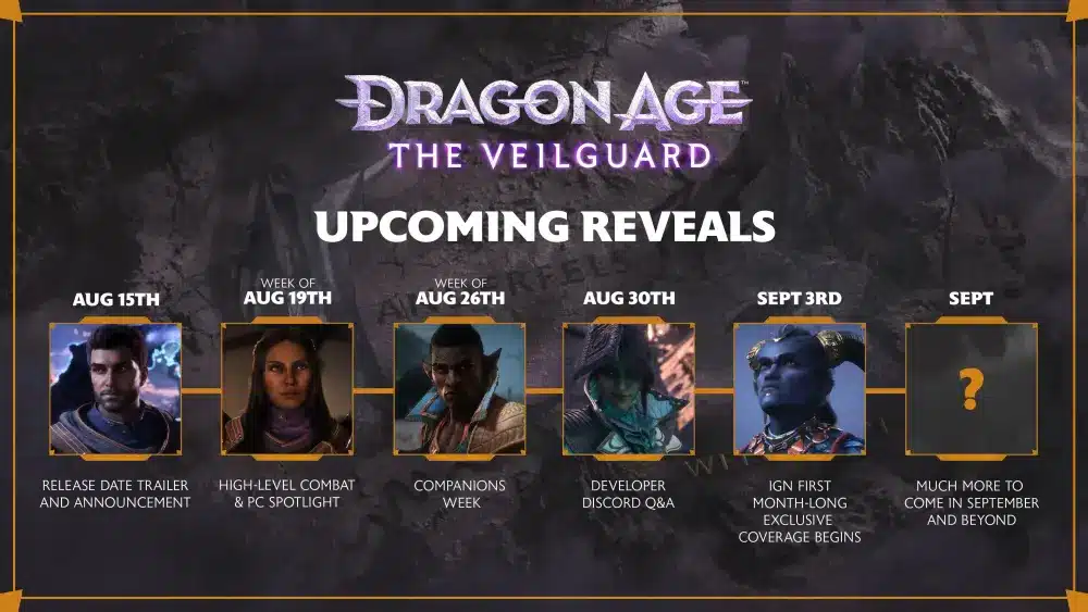 data di uscita di Dragon Age The Veilguard, quando verrà annunciata da electronic arts