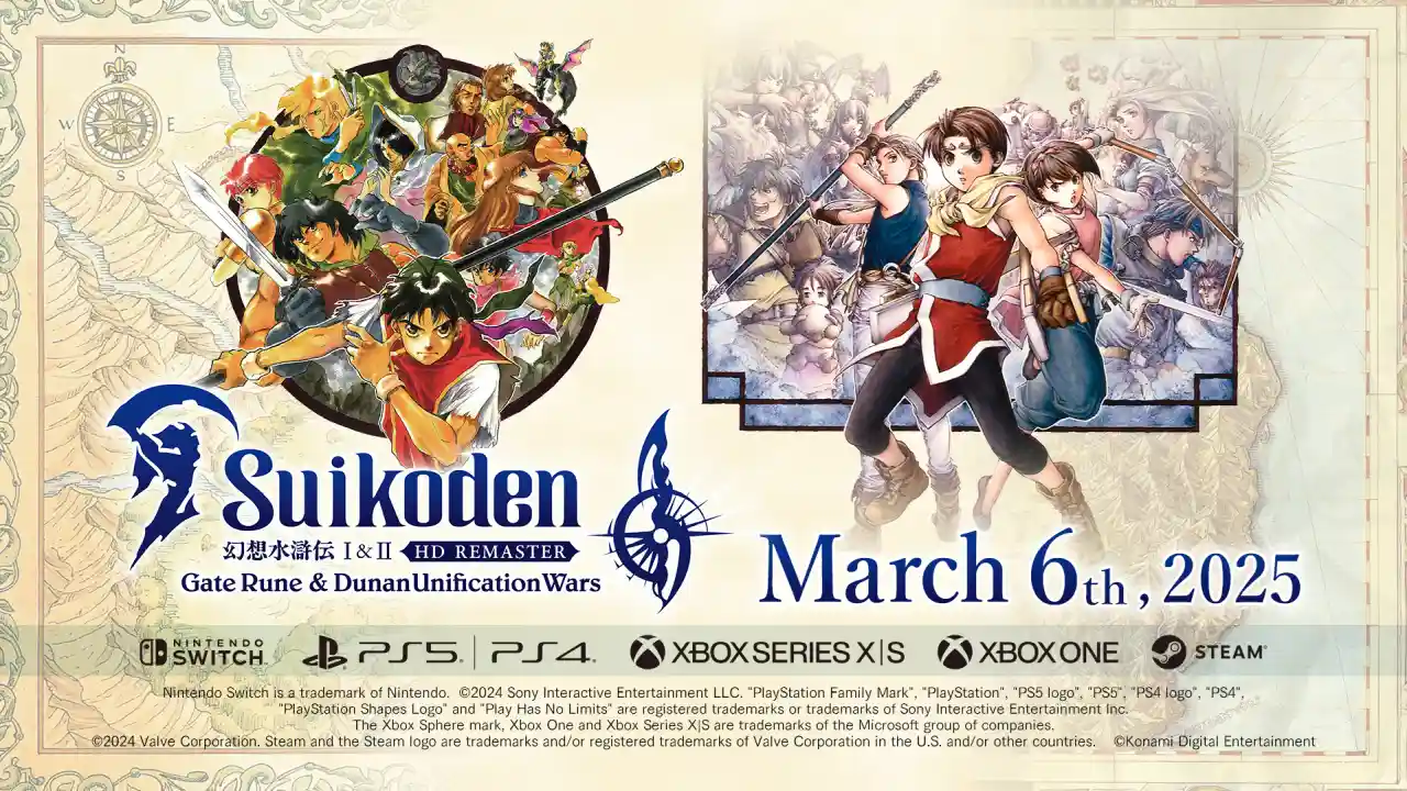 Suikoden I e II HD Remaster arrivano su tutte le console e PC: trailer, uscita, edizioni, preorder e tutti i dettagli