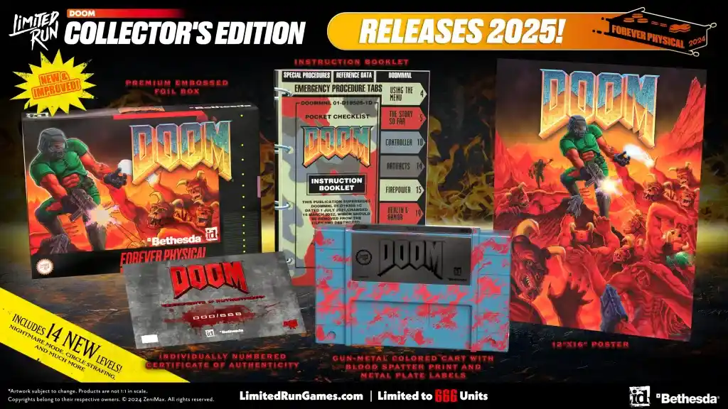 DOOM SNES Limited Run Games Collector's Edition