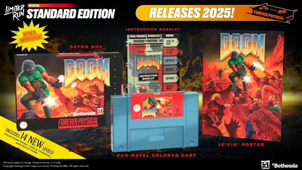 DOOM SNES Limited Run Games Standard Edition