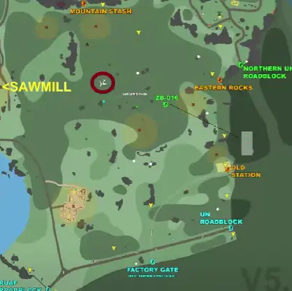 introduction in escape from tarkov, mappa e location del messaggio criptato di jaeger accampamento