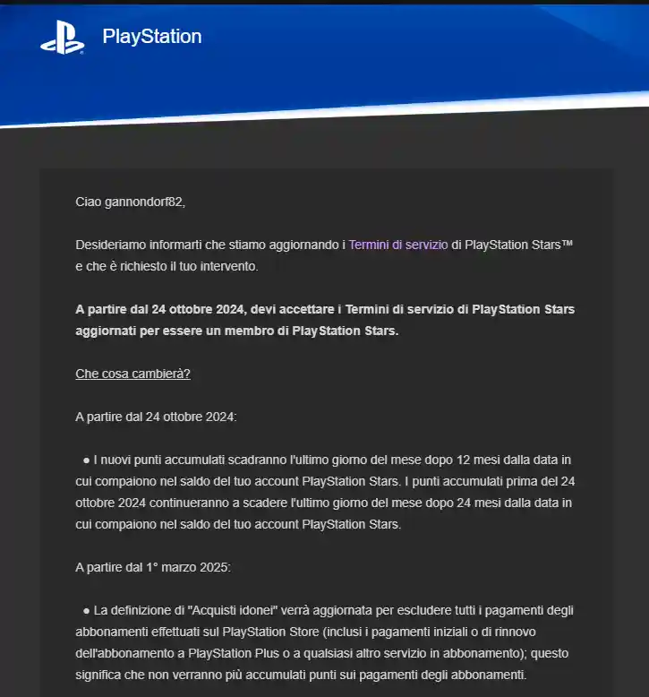 Sony modifica il sistema di punti PlayStation Stars, ma non sono buone notizie