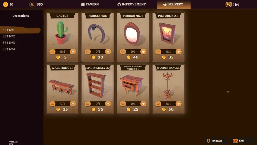 tavern manager simulator, provato del gioco indie, gameplay