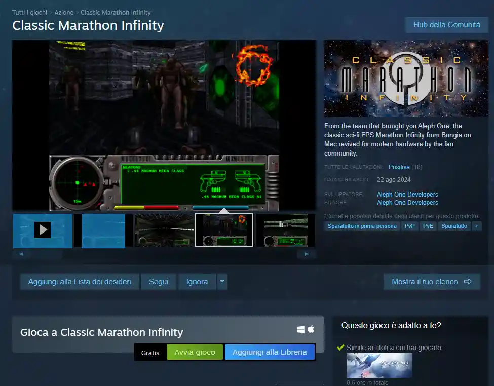 La trilogia di FPS Bungie Classic Marathon è gratis su Steam