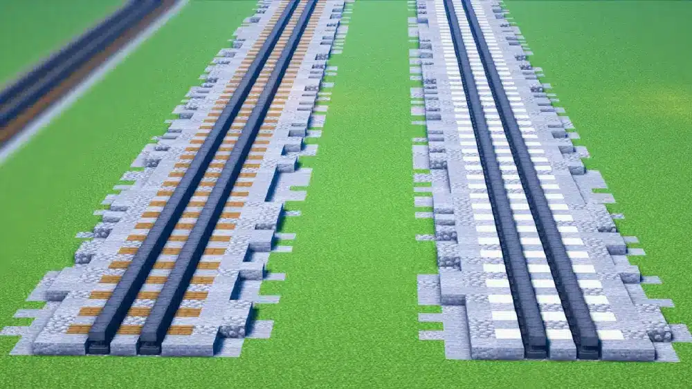 Come costruire i binari in Minecraft