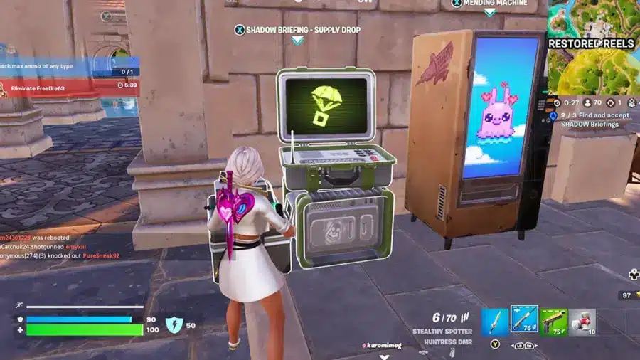 Completa Briefing Ombre in Fortnite Capitolo 5 Stagione 4 guida all'incarico, mappa e location