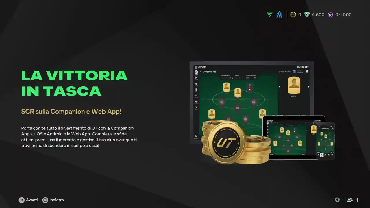 Come fare crediti in Ultimate Team FC 25 e guadagnare con Web App e Companion App