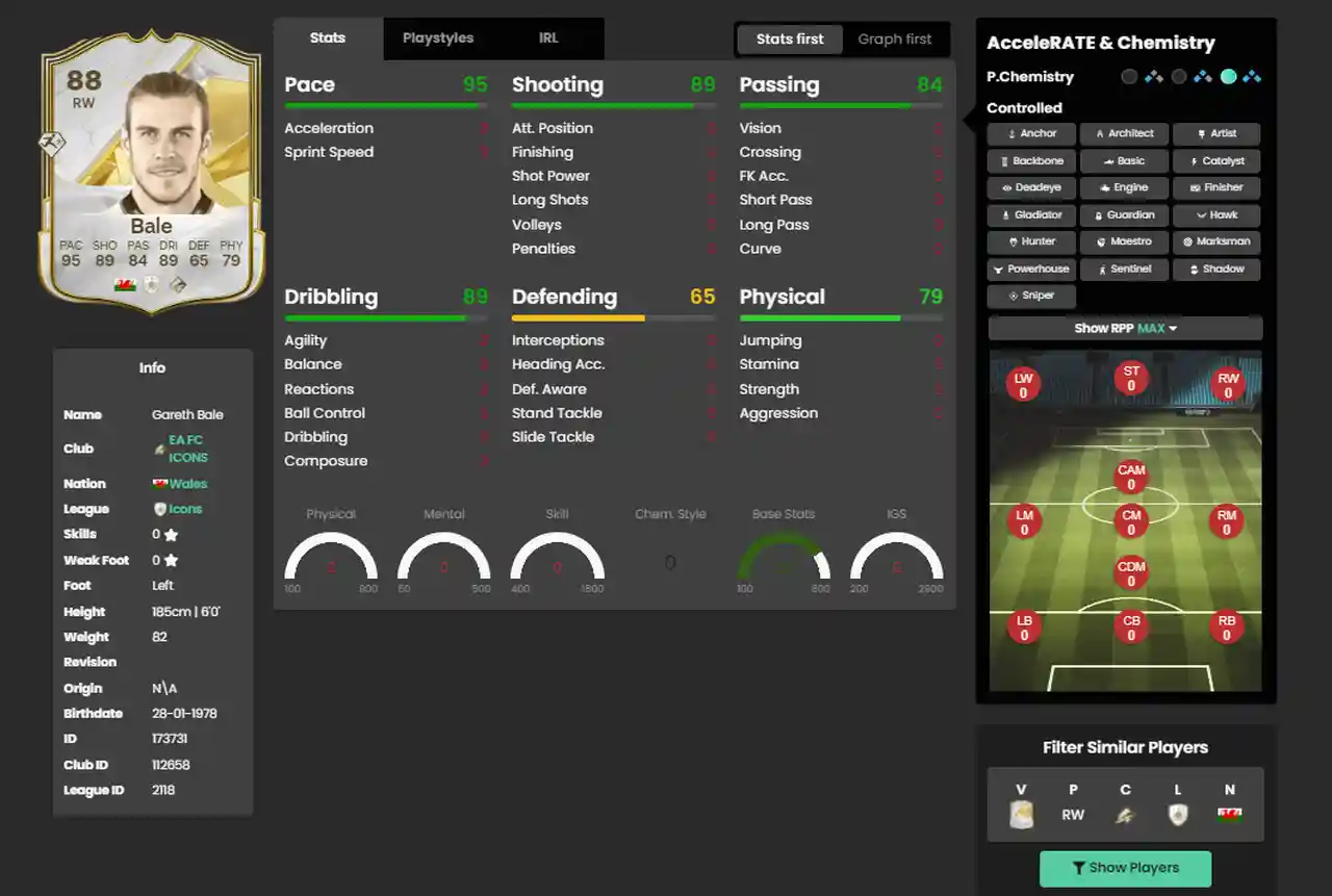 Nuove Icone di EA Sports FC 25 - Bale