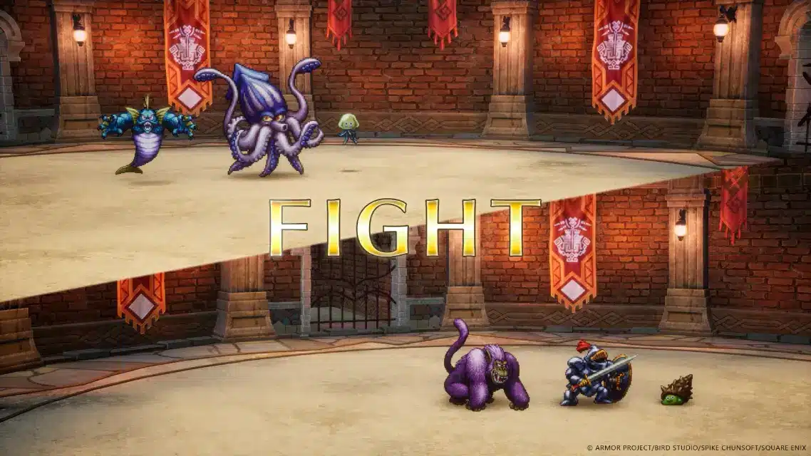Gameplay di Dragon Quest III HD2D Remake Akira Toriyama