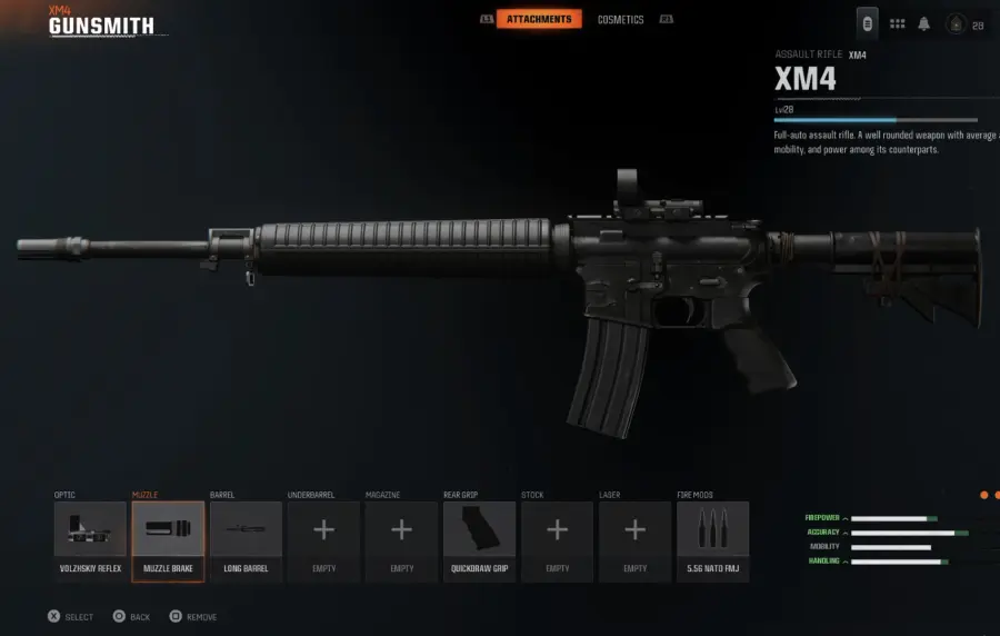 Miglior loadout XM4 Call of Duty Black Ops 6, build, perk, accessori
