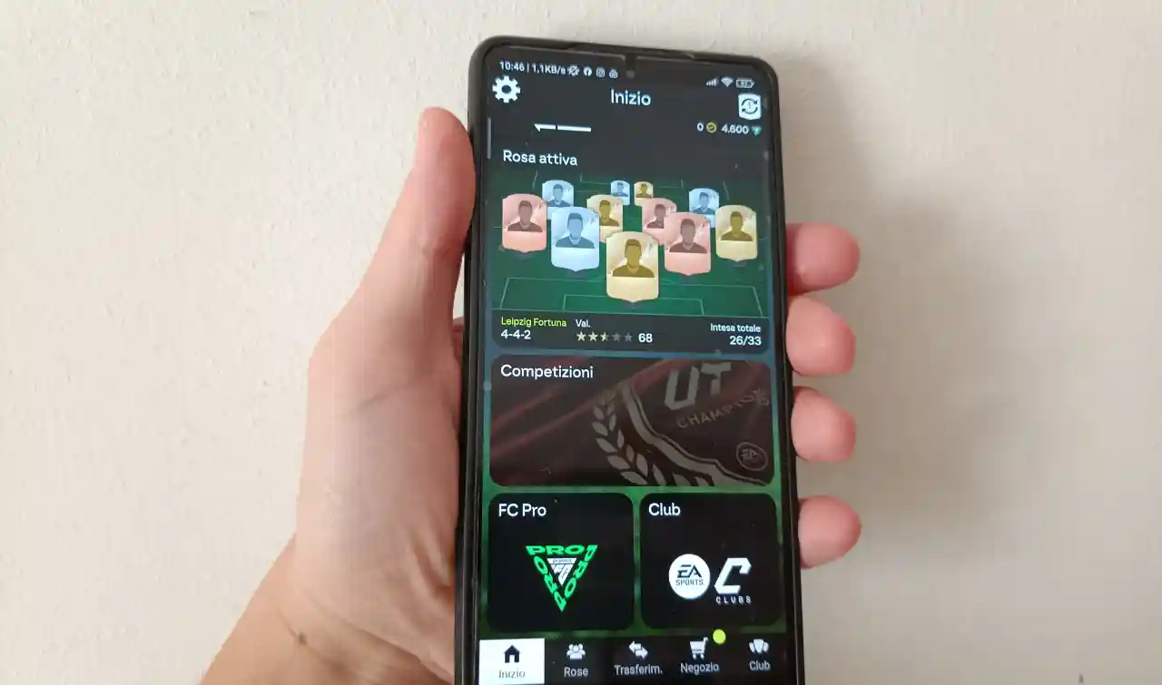 EA Sports FC 25 Companion - guida all'App per iOS e Smartphone per gestire Ultimate Team