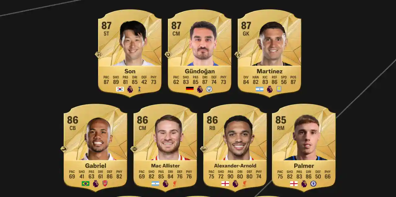 I migliori giocatori della Premier League in EA Sports FC 25 per valutazione generale - La top 25 per overall rating