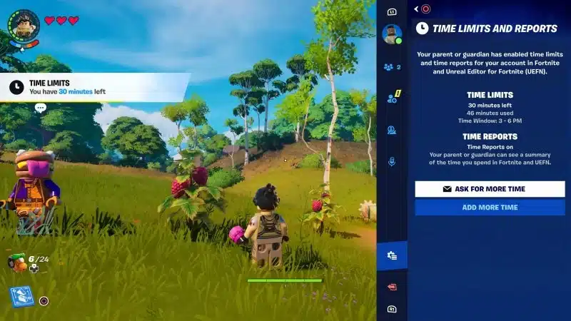 I genitori possono impostare un limite di tempo su Fortnite, guida al controllo parentale