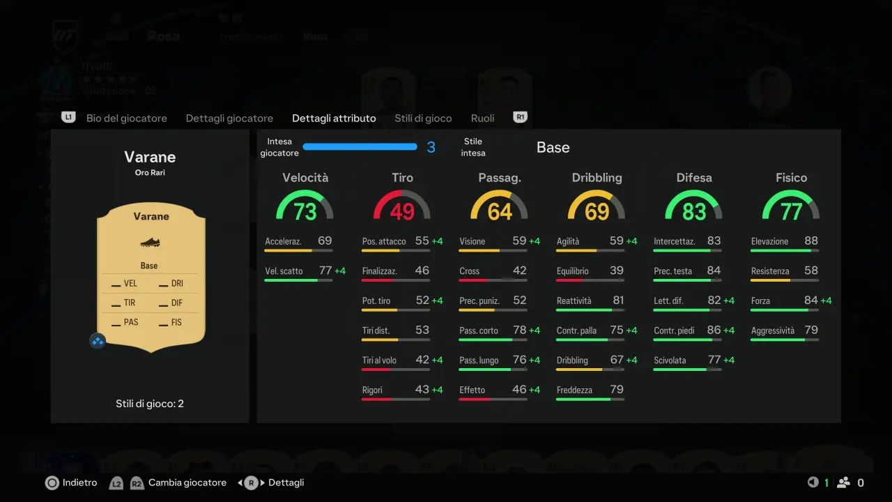 Cos'è l'Intesa in FC 25 e come funziona l'Intesa in EA Sports FC 25 Ultimate Team - intesa giocatore massima.
