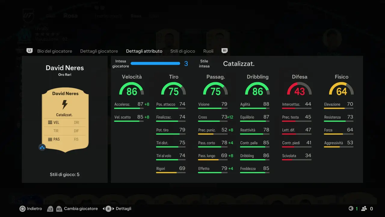 Cos'è l'Intesa in FC 25 e come funziona l'Intesa in EA Sports FC 25 Ultimate Team. Intesa giocatore massima + carta stile intesa Catalizzatore applicata.