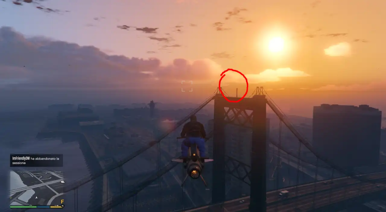 GTA Online Ghosts Exposed Posizione fantasma 4 - ore 22.00-23.00 - Aeroporto di Los Santos ponte