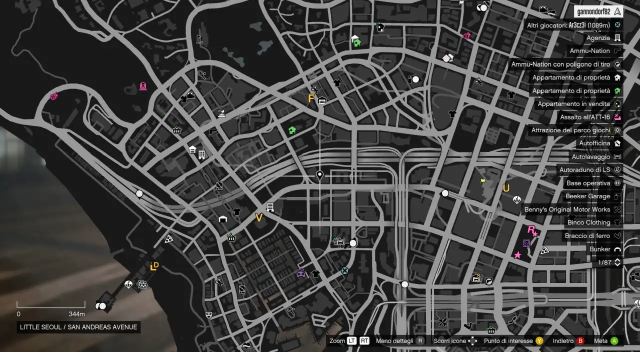 GTA Online Ghosts Exposed Posizione fantasma 8 - ore 3.00-4.00 - Chiesa Rockford Hills mappa