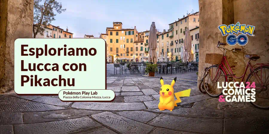 Pokémon Go e Pikmin Bloom al Lucca Comics