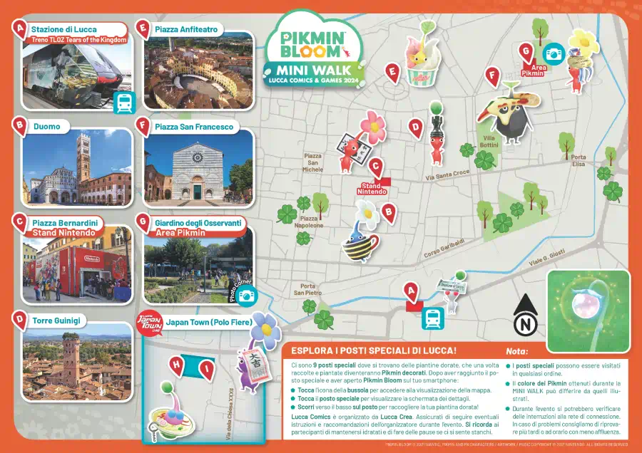 pokémon go e pikmin bloom al lucca comics