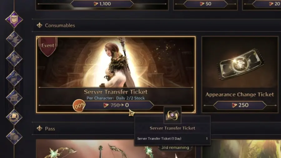 server italiani di throne and liberty come cambiare guida