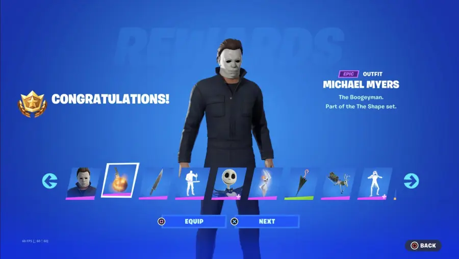 skin di michael myers in fortnite lego fortnite e bundle