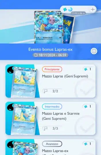 Come ottenere Lapras EX su GCC Pokémon Pocket gratis Pokémon TCG Pocket