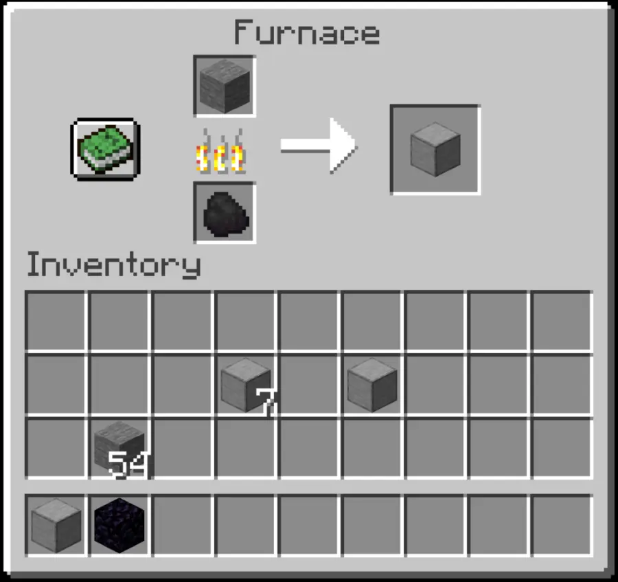 Come ottenere la pietra levigata in Minecraft java e bedrock materiali