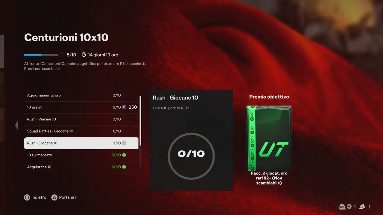 EA Sports FC 25 Centurions, nuove carte e Icone Centurioni 10x10 - soluzioni obiettivi