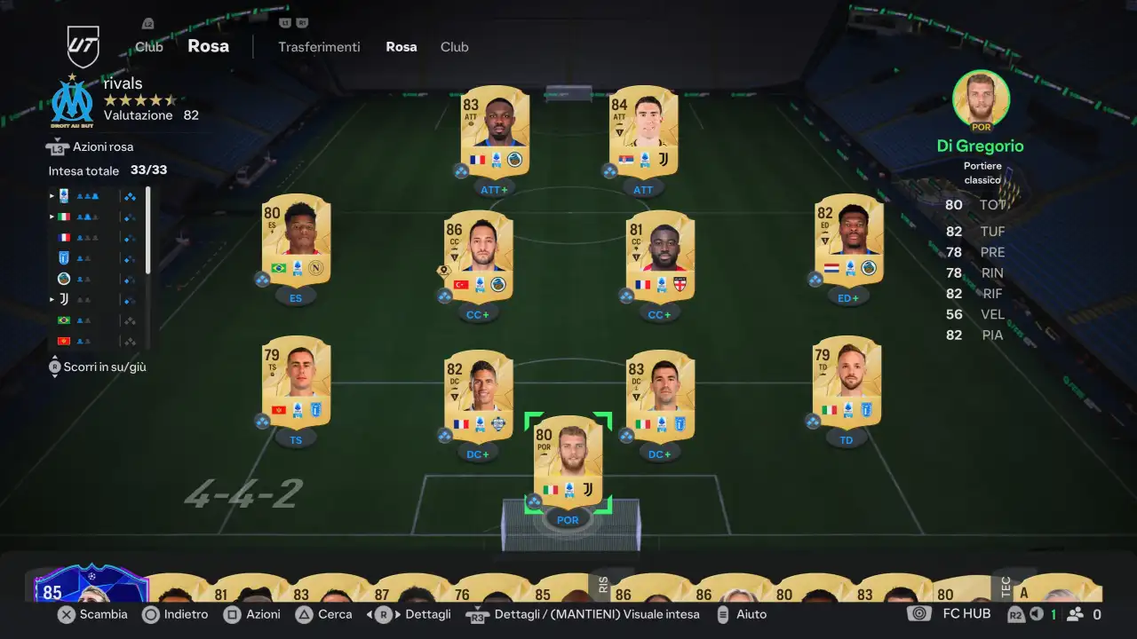 Tutti i focus e i ruoli in EA Sports FC 25 spiegati e come impostarli per avere ruolo+ e ruolo++