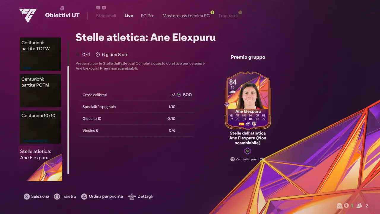 EA Sports FC 25 Track Stars - Stelle dell'atletica di Ultimate Team: soluzioni obiettivi