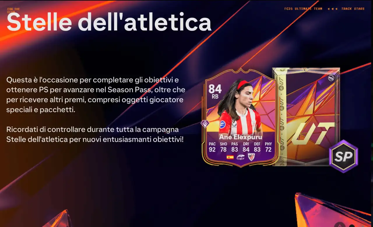 EA Sports FC 25 Track Stars - Stelle dell'atletica di Ultimate Team: Team 1, soluzioni SCR e Obiettivi, Eroi