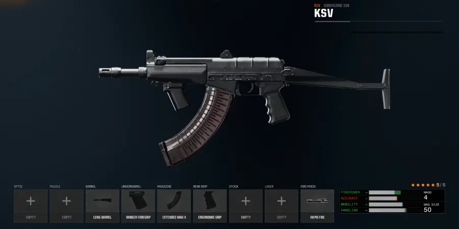 La migliore build per il KSV in Call of Duty Black Ops 6 migliore loadout