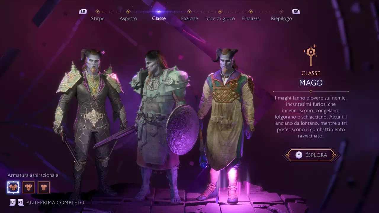 dragon age the veilguard classi recensione guerriero ladro mago