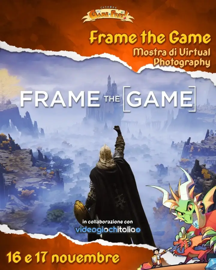 Frame the Game mostra virtual photography cosenza game fest