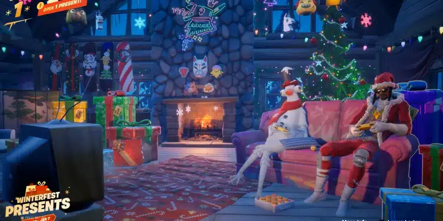 come riscattare i regali di fortnite mezz'inverno 2024-2025 lista ricompense