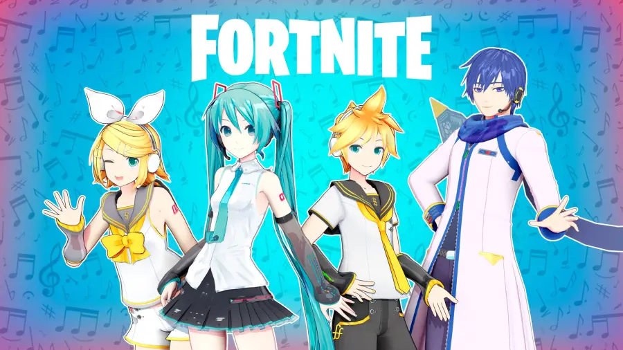 skin di hatsune miku in fortnite bundle costumi